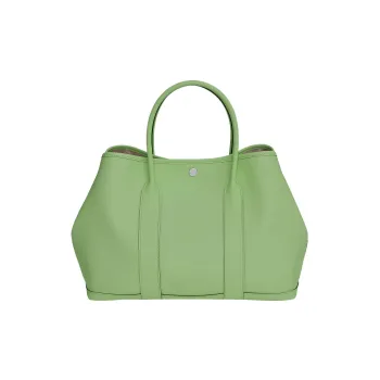 HERMES Garden Party Epsom Calfskin Garden Bag Handbag Women's 3I Vert Criquet Avocado Green