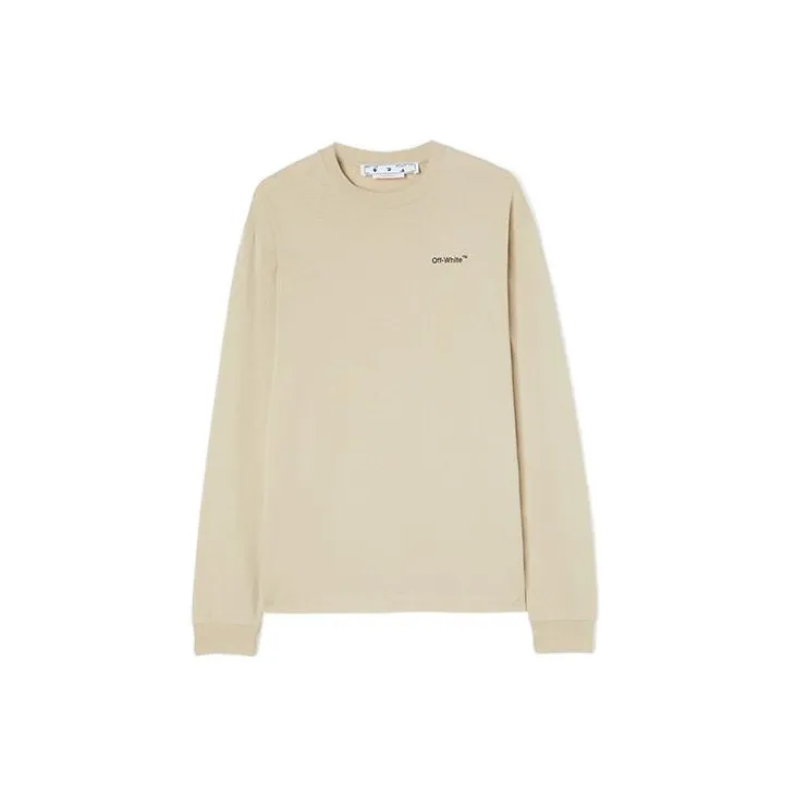 OFF WHITE T Shirts Men Beige-0
