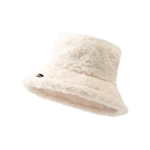 BAIJUAN Sherpa Bucket Hats Unisex Black/Pink/Ecru