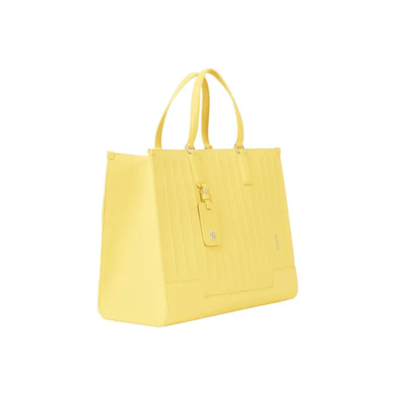 RIMOWA Never Still Grain Leather Tote Bag, Shopping Bag, Handbag Tubas Unisex Yellow-1