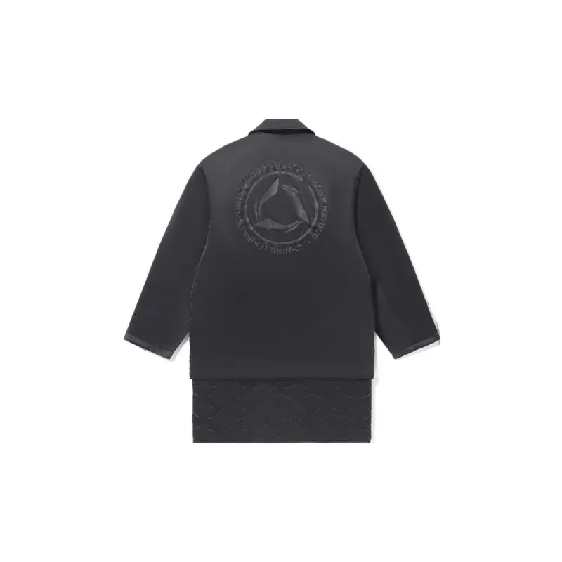 LiNing China Li Ning Trench Coats Men Black-1