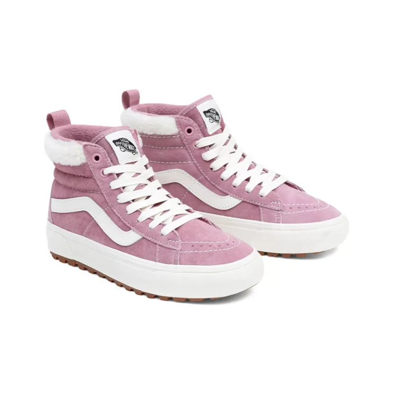 Vans SK8 HI MTE 1 'Pink White'-2