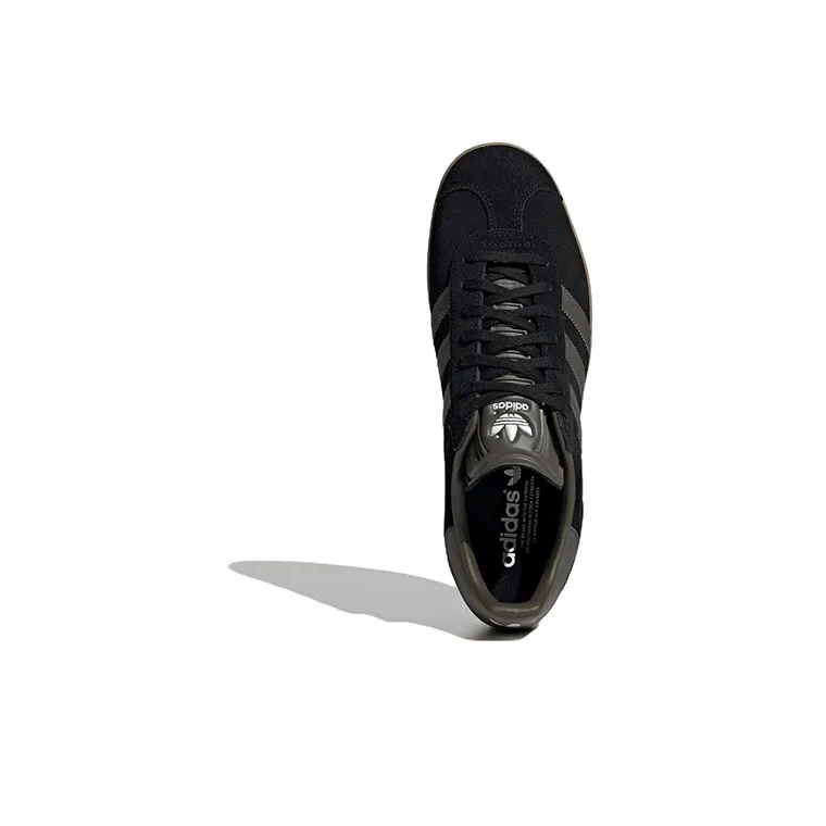 Adidas Gazelle Black Olive Gum-4