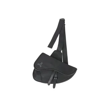 KONADCT Polyester Crossbody Fanny Pack, Sling Bag Regular Unisex Black