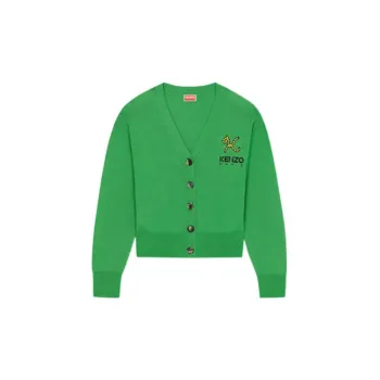 KENZO Tiger Tail Series Knitwear Women's Green