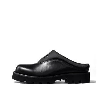 Kami Anger EVA Slip Resistant Quiet Wrap toe Slippers Unisex Black
