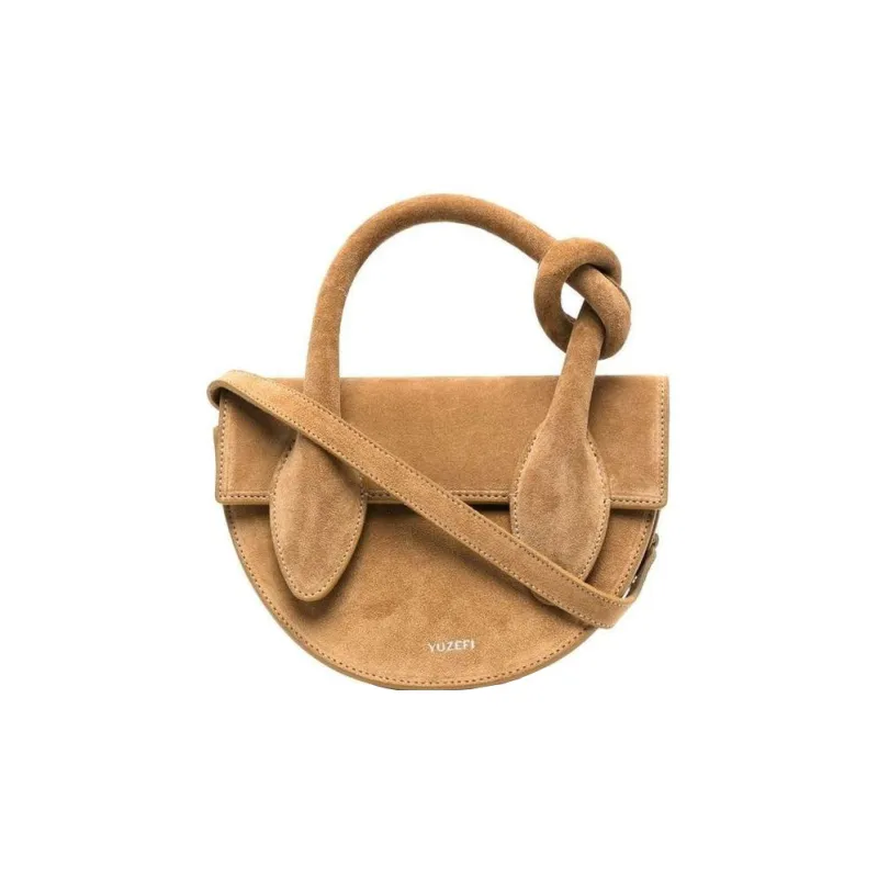 YUZEFI Suede Tote Bag, Shopping Bag, Shoulder Bag, Crossbody Bag, Handbag Women's Light Umber-0