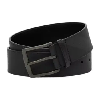 Burberry Leather Belts Men's Width 4CM