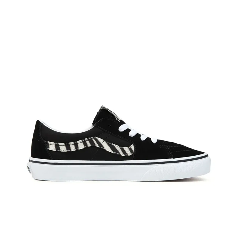 Vans SK8 Anti-Slip And Wear-Resistant Lightweight Low-Top Skateboard Shoes Unisex Black White-1