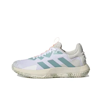 Adidas Solematch Control Tennis Shoes Women's Low Top White/Blue/Gray