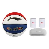 Basketball+White Wristband+Gray Headband