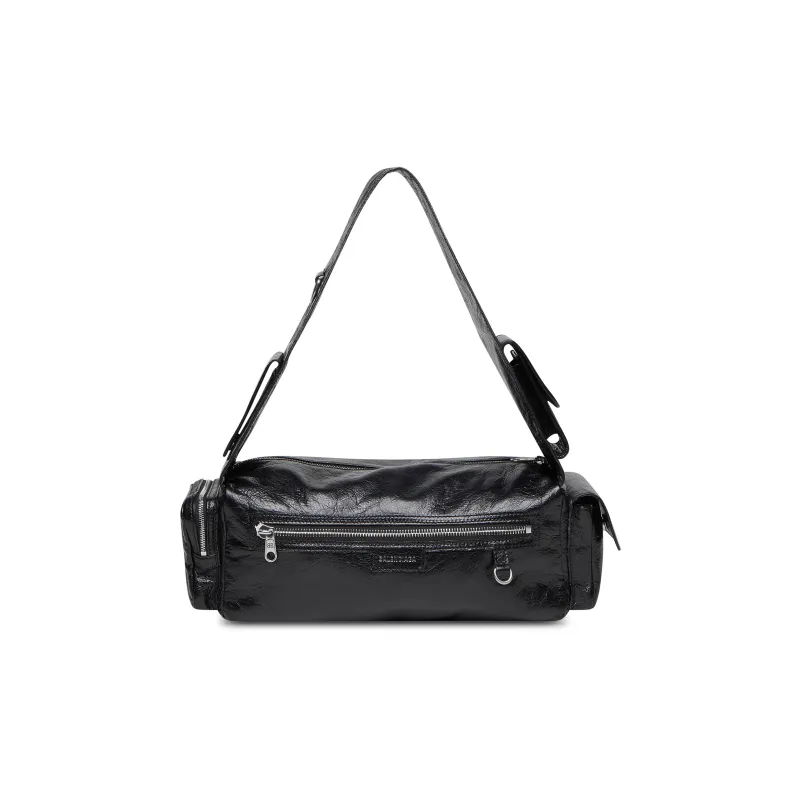 Balenciaga Mens Superbusy Small Sling Bag In Black Black-2