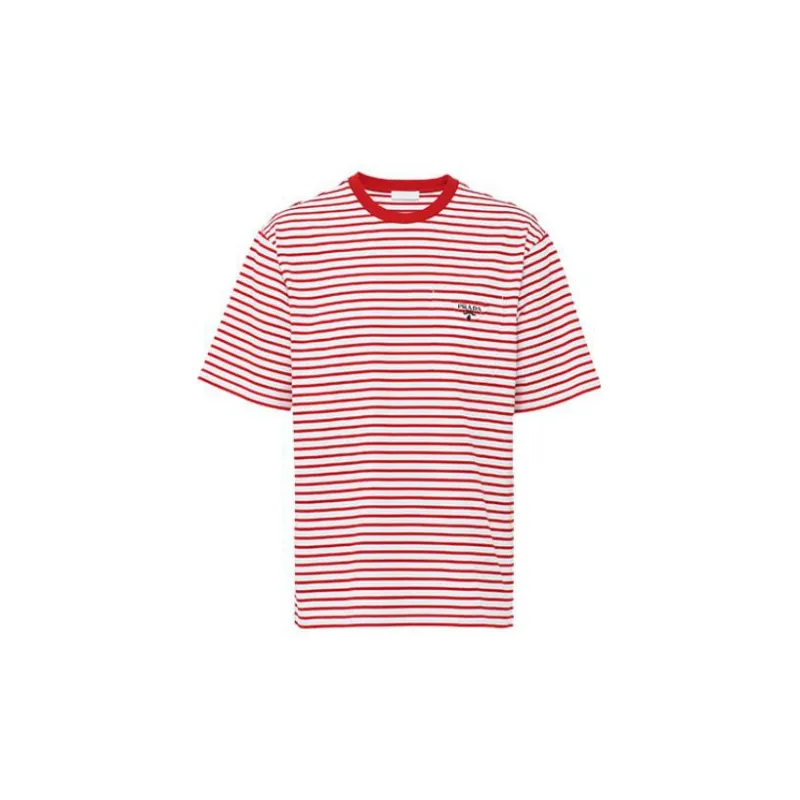PRADA T-Shirts Men Red-0