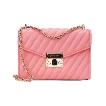 MICHAEL KORS Rose Artificial Leather Shoulder Bag, Small Square Bag, Crossbody Bag Women's Pink