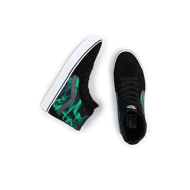 Sk8 ComfyCush Vans Hi 'After Dark Black'-3