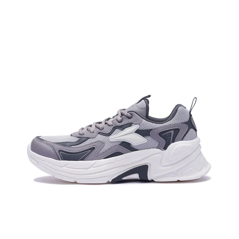 361° Slip Resistant, Abrasion Resistant, Breathable, Lightweight Low Top Running Shoes Men's Zinc Iron Gray-0