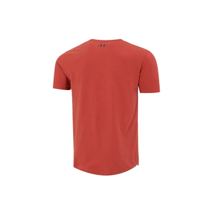 Under Armour T Shirt Men's Burgundy-1