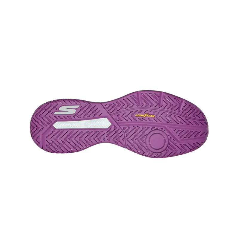 Skechers Running Shoes Women's Low Top Gray/Purple-4