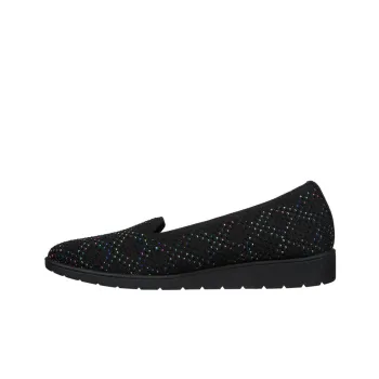 Skechers Cleo Flex Wedge Cushioning Anti-Slip And Wear-Resistant Low-Top Casual Shoes Women's Black