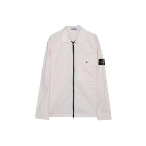 STONE ISLAND Jackets Men Light Pink