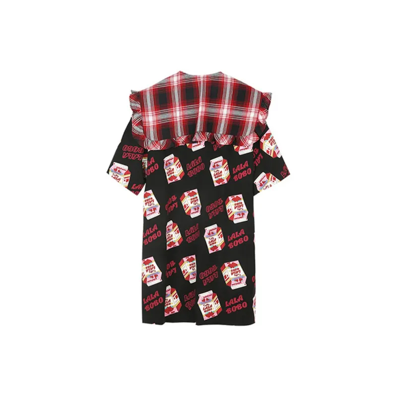 LALABOBO Short-Sleeved Dresses Women's-1