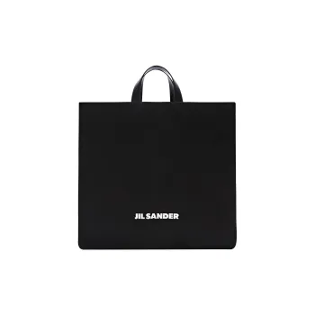 JIL SANDER Logo Printed Top Handle Bag