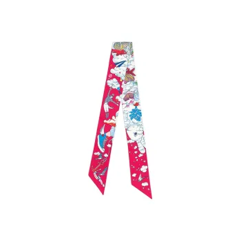 HERMES Sur Mon Nuage Silk Scarves Women's