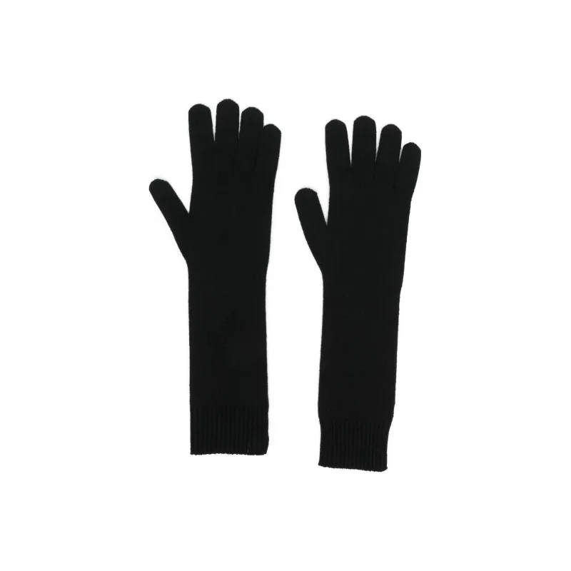 Moncler Logo-patch Ribbed Gloves-0