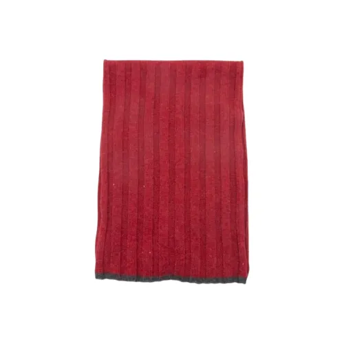 Brunello Cucinelli Knit Scarves Unisex Red