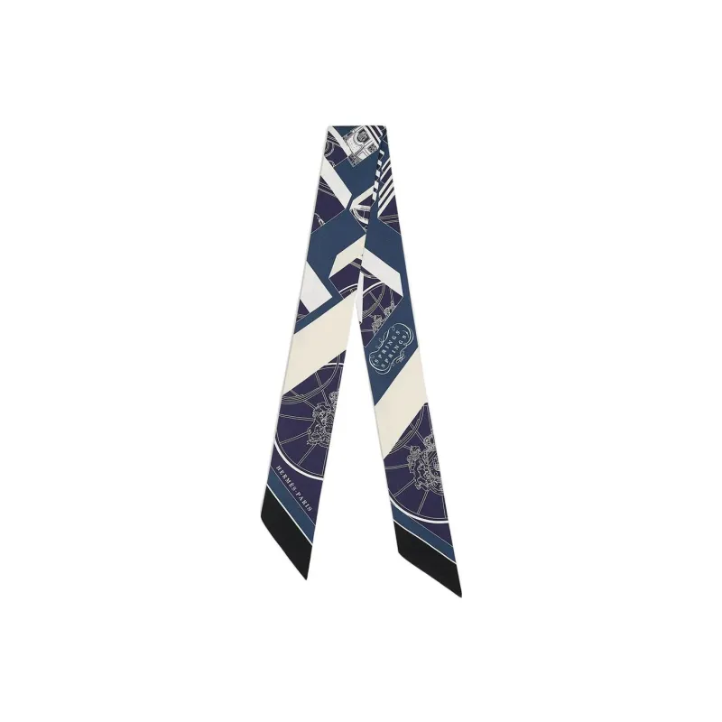 HERMES Twilly Silk Scarves Women's-0