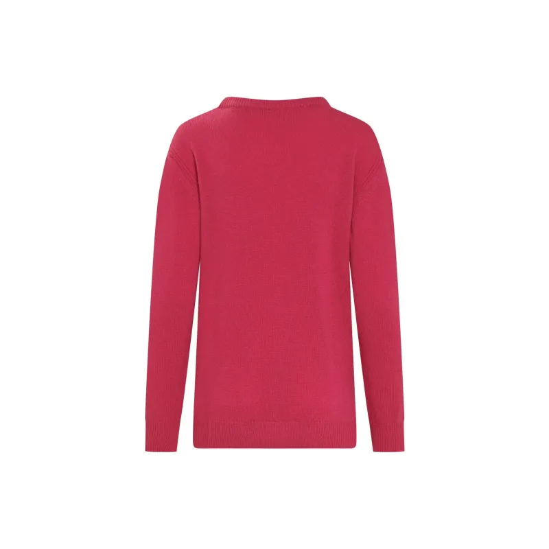 ALBERTA FERRETTI Graphic Intarsia Crewneck Sweater-1