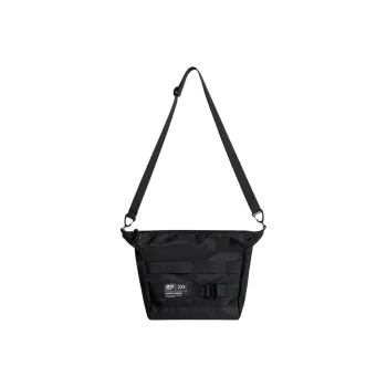 BAGSMART Polyester PU Shoulder Bag Crossbody Bag Small Size Unisex Black