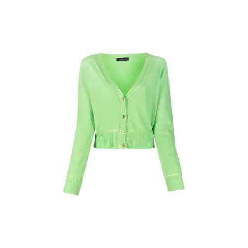 VERSACE Cashmere Sweaters Women's Green