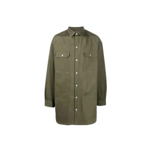 RICK OWENS Jackets Men Green