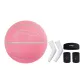 Basketball+White Arm Guard+Black Headband+Black Wrist Brace