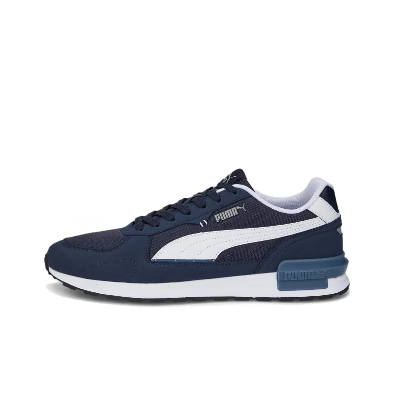 PUMA Basket Shock Absorbers With Slip Resistant And Abrasion Resistant Properties Low Top Casual Shoes-0