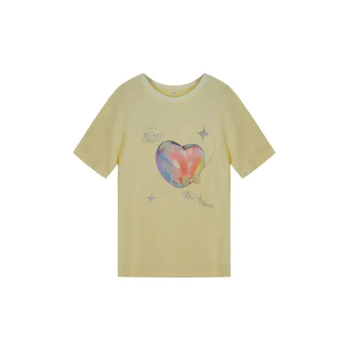 ITIB COLOR ALL IN T-Shirts Women's Light Yellow