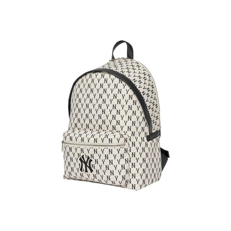 MLB New York Yankees Polyester Combo Bag Backpack Regular Unisex Black White-1