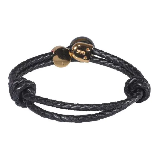 VERSACE Bracelets Unisex Black-2