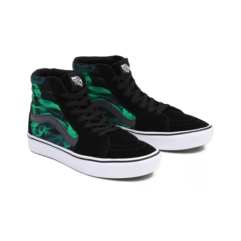 Sk8 ComfyCush Vans Hi 'After Dark Black'-2