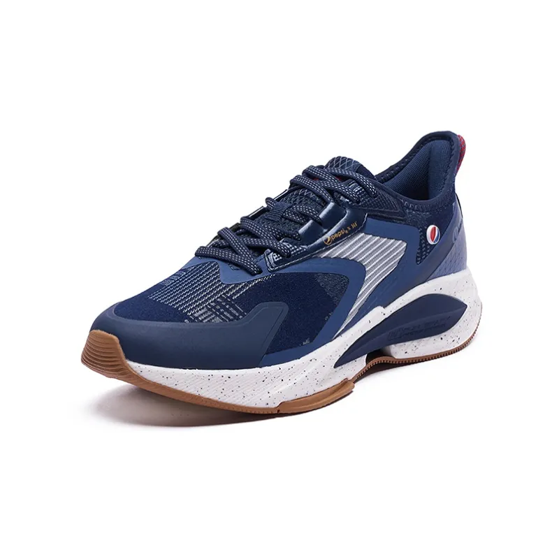 361° Slip Resistant, Abrasion Resistant, Breathable, Lightweight Low Top Running Shoes Men's Oil Ink Blue-1
