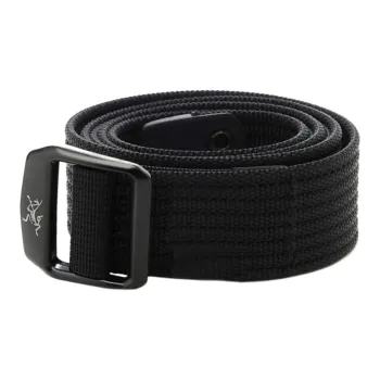 Arcteryx Fabric Belt Unisex Black Width 3.2cm