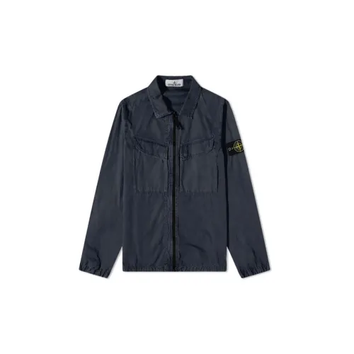 STONE ISLAND Jackets Men Marine Blue