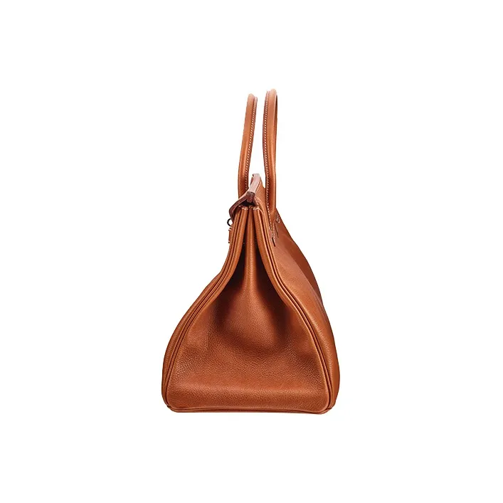 HERMES Birkin Barenia Cow Leather Birkin Bag Handbags Women's 34 Fauve Light Tawny-2