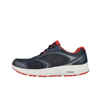 Skechers Running Shoes Men Low Top Blue/Red