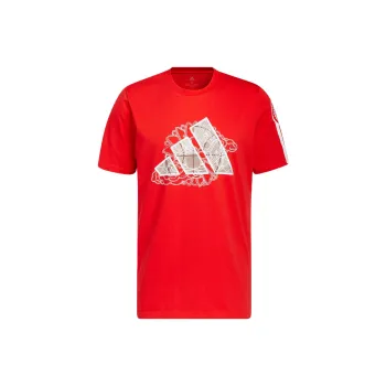 Adidas T Shirts Men Red
