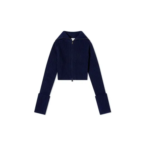 SportMax Cashmere Sweaters Women's Dark Blue