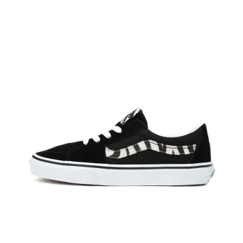 Vans SK8 Anti-Slip And Wear-Resistant Lightweight Low-Top Skateboard Shoes Unisex Black White
