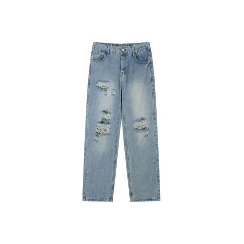 33TH Jeans Unisex Blue