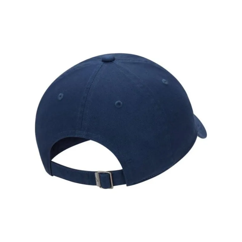 Nike Cotton Baseball Caps Unisex Blue-1